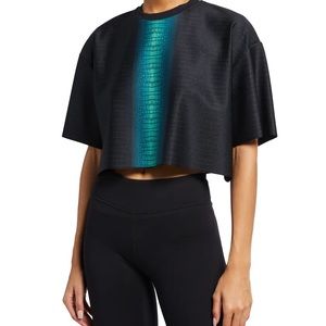 NWT Ultracor Serpent Ambit Printed Cropped Tee